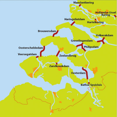 The Delta works preventing new flooding